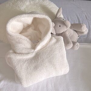 Cozy Cream Hoodie Blanket